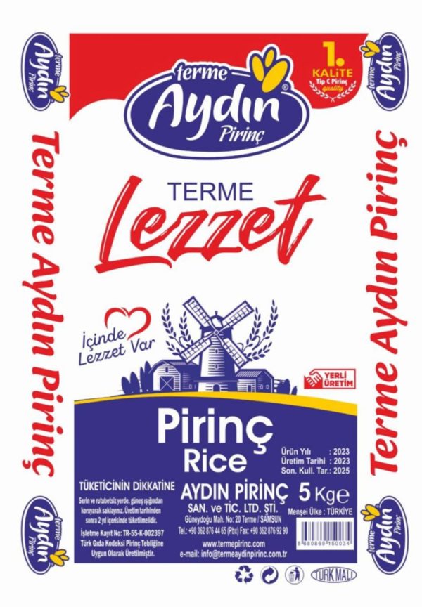 5 KG Elek Üstü Pirinç (Kargo Dahil)